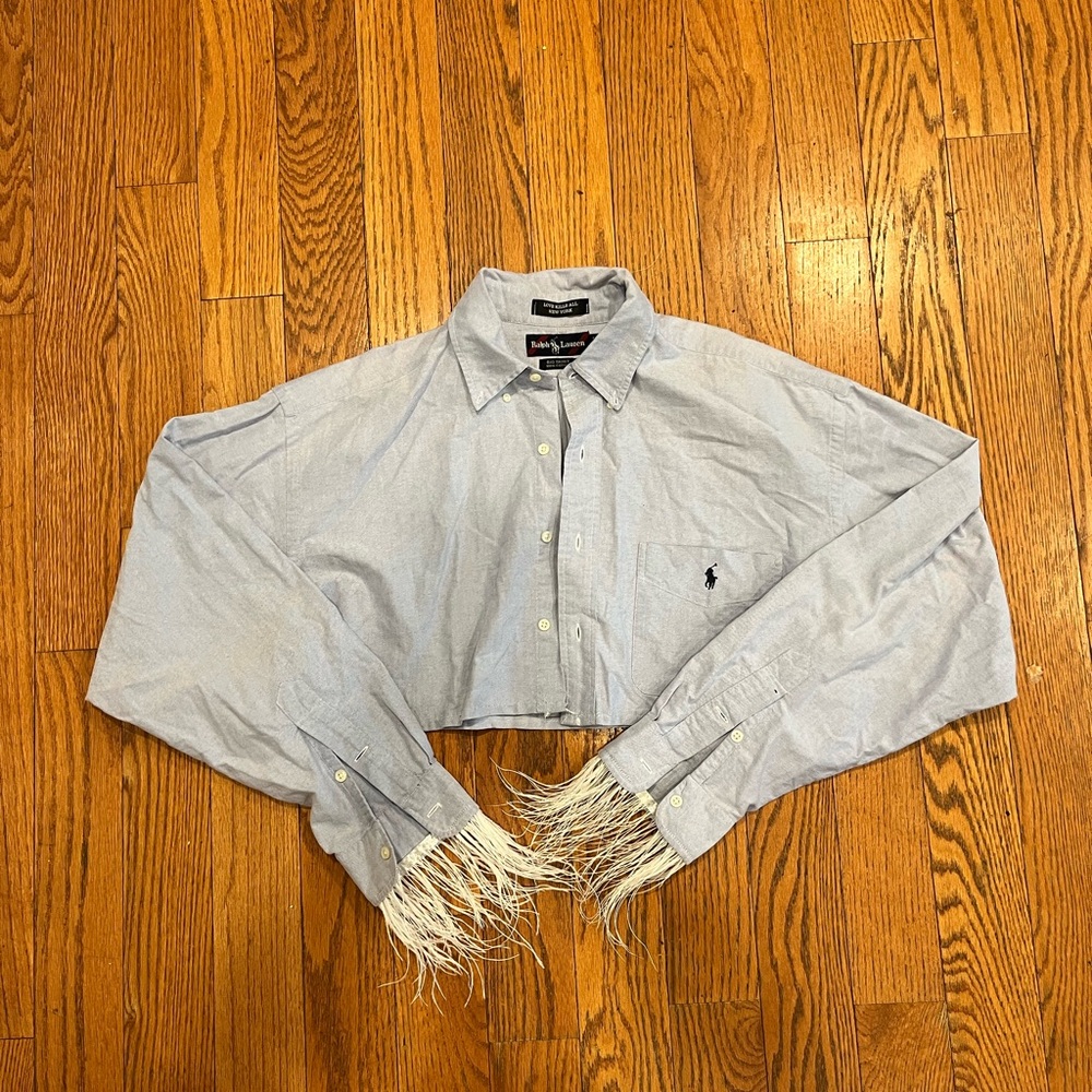 Ralph Lauren Light Blue Button-Up Shirt